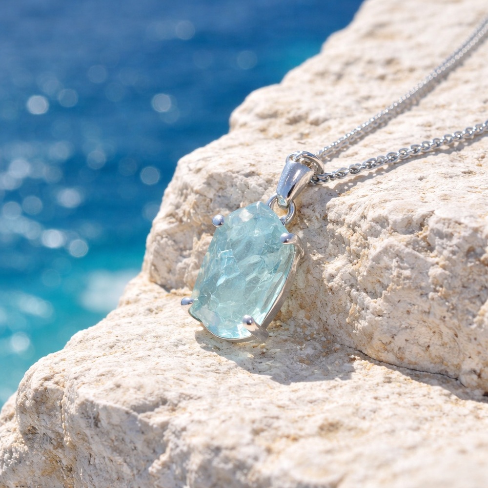 Aquamarine Necklace